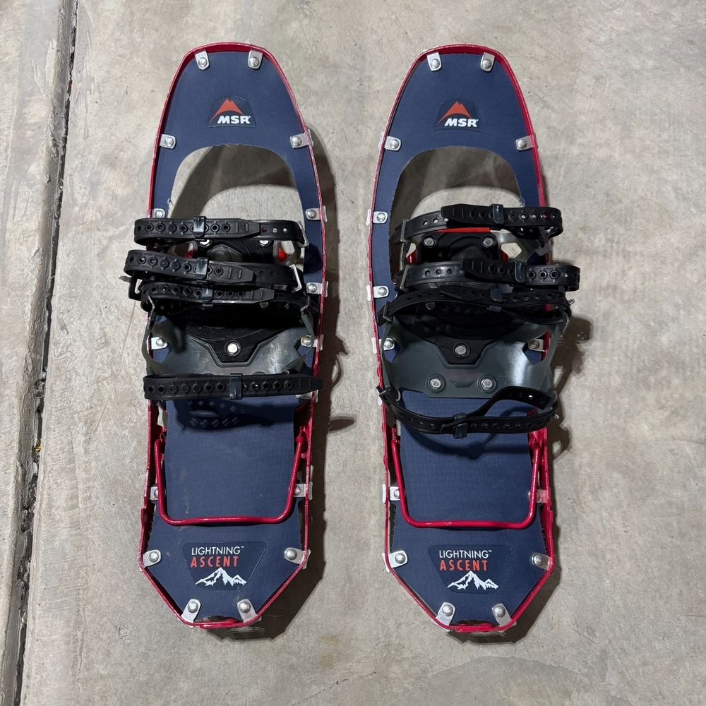 MSR Lightning Ascent  Classic 4-Strap Light Mountaineering Snowshoes 22" x 7"